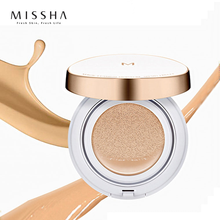 MISSHA Magic Cushion Moisture (#21 or #23)Cushion Whitening Immaculate air cushion BB cream Foundation Makeup Sunscree Korea