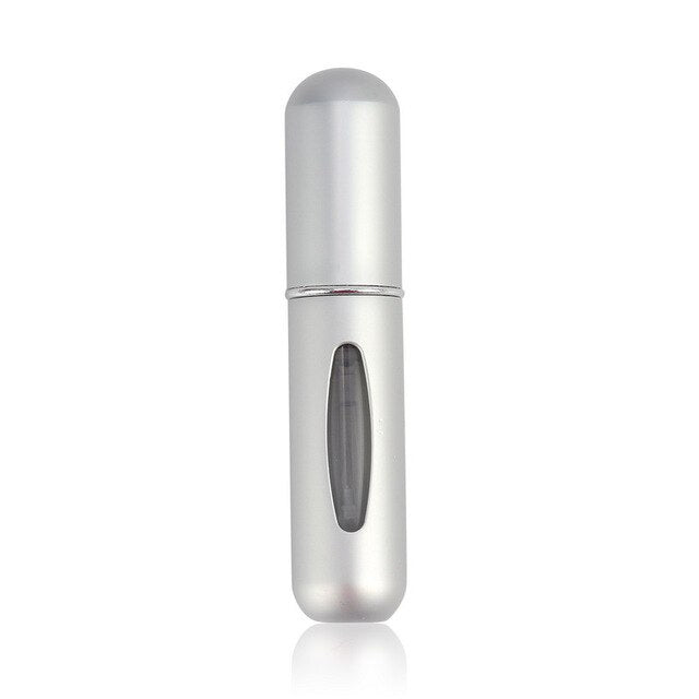 Cosmetic bottle aluminum 5ml rechargeable metal perfume bottle