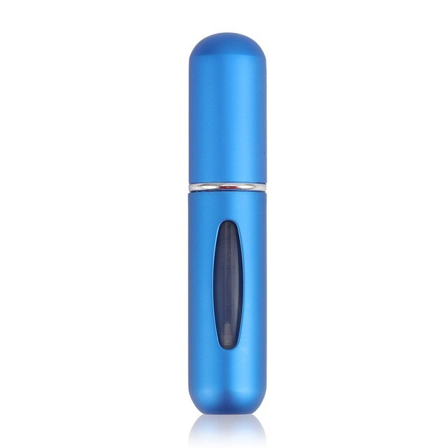 Cosmetic bottle aluminum 5ml rechargeable metal perfume bottle