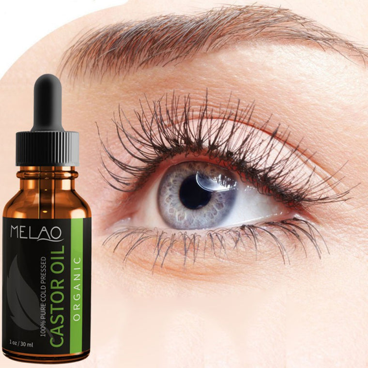 Castor Oil Pure Organic Castor Oil For Eyelashes Stimulate cold extraction Moisturizing nutrition Eyelashes Eyebrows Hair Growth