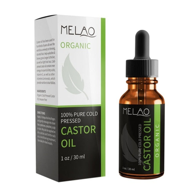 Castor Oil Pure Organic Castor Oil For Eyelashes Stimulate cold extraction Moisturizing nutrition Eyelashes Eyebrows Hair Growth