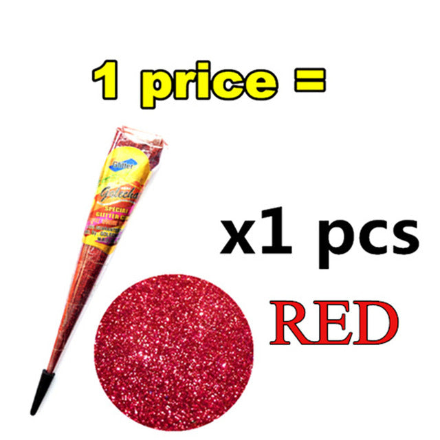 Nu-TATY Body painting Ladies Fashion Mehndi Henna Paste Cone Temporary Tattoo Makeup Tool 100% Safe Waterproof tatoo