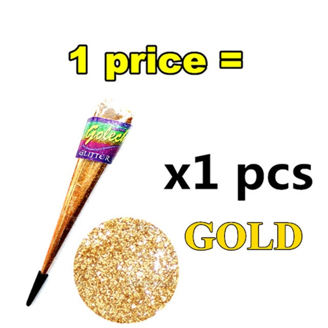 Nu-TATY Body painting Ladies Fashion Mehndi Henna Paste Cone Temporary Tattoo Makeup Tool 100% Safe Waterproof tatoo