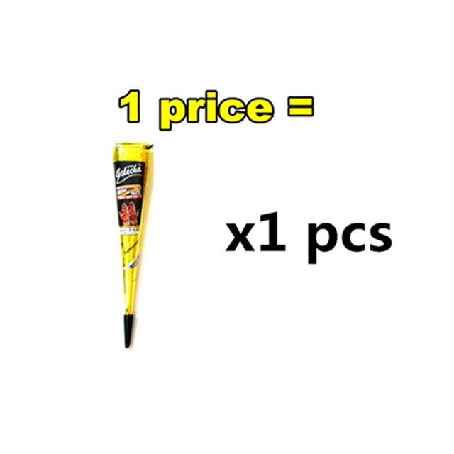 Nu-TATY Body painting Ladies Fashion Mehndi Henna Paste Cone Temporary Tattoo Makeup Tool 100% Safe Waterproof tatoo